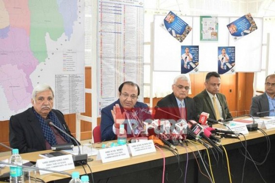 EC reviews Tripura poll preparedness, asks to ensure conducive situation for elections EC reviews Tripura poll preparedness, asks to ensure conducive situation for elections